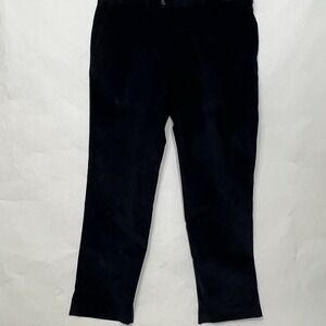 Lauren Ralph Lauren Corduroy Flat Front Pants Dark Navy Men Size 40X32
